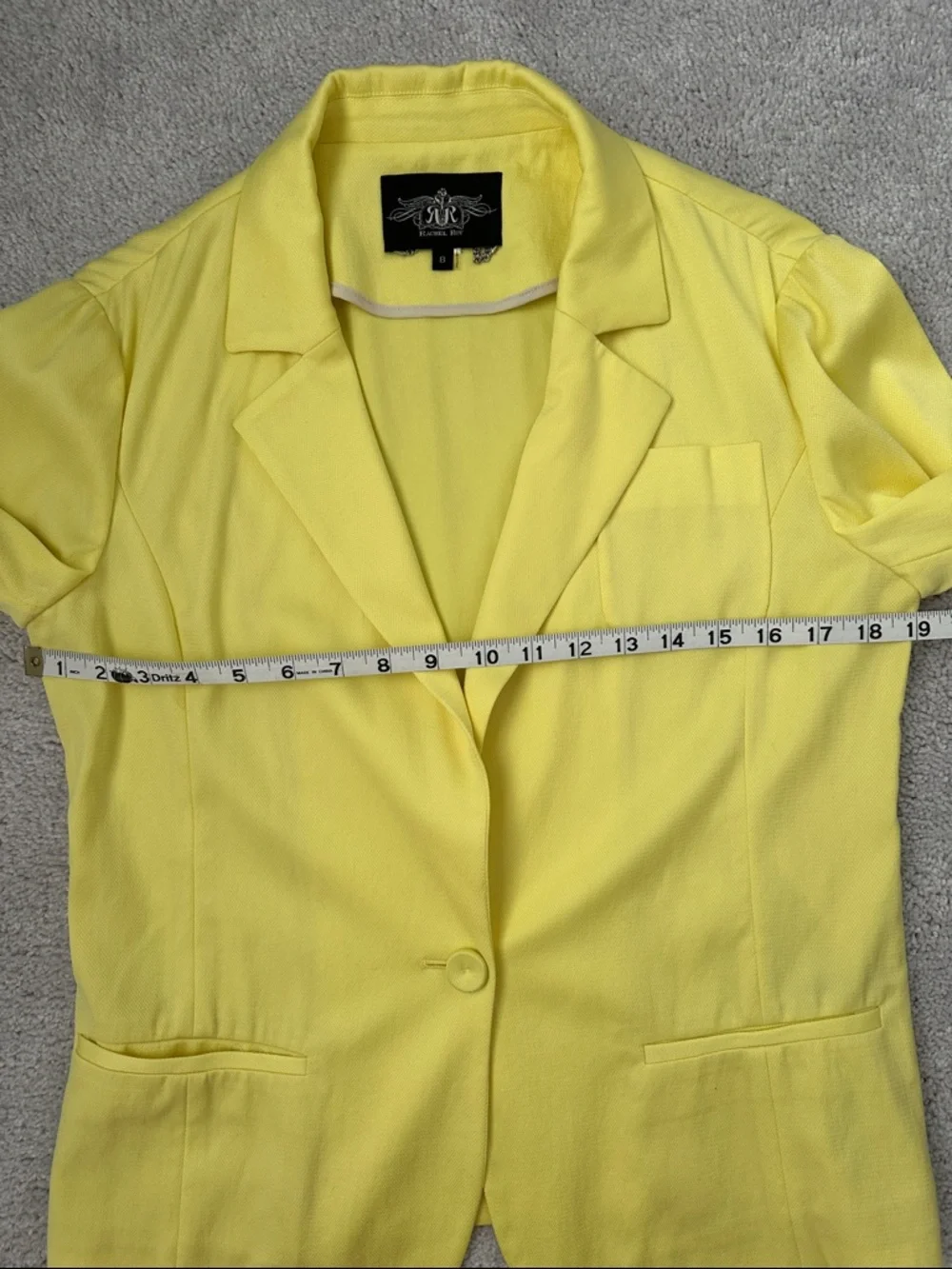 RACHEL Rachel Roy Yellow Blazer 8